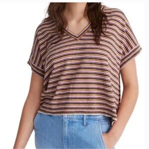 Madewell Striped Paulson Sweater Tee